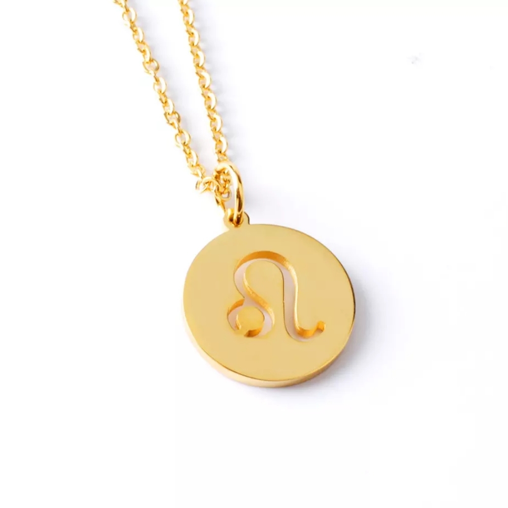 Leo Gold Zodiac Necklace